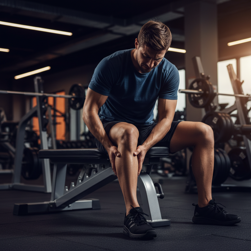 Dor Muscular Pós-Treino em Iniciantes: É Normal? Quando se Preocupar e Como Aliviar!